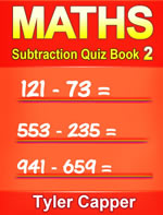 Maths Subtraction Quizz Book 2